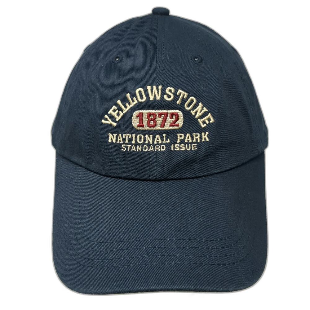 Mountain Baseball Cap Blue One Size Yellowstone National Park 1872 Standard Hat